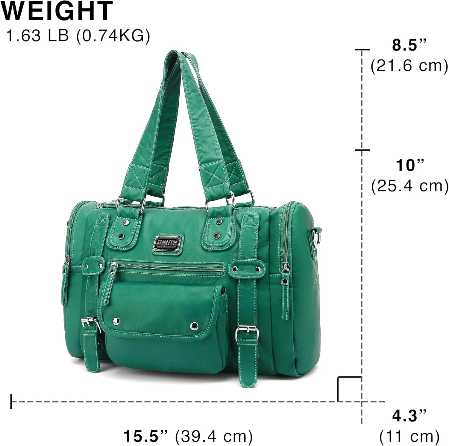 Scarleton Purses for Women Large Hobo Bags Satchel Handbags for Women Top Handle Shoulder Bag Tote Vegan Leather, H1485