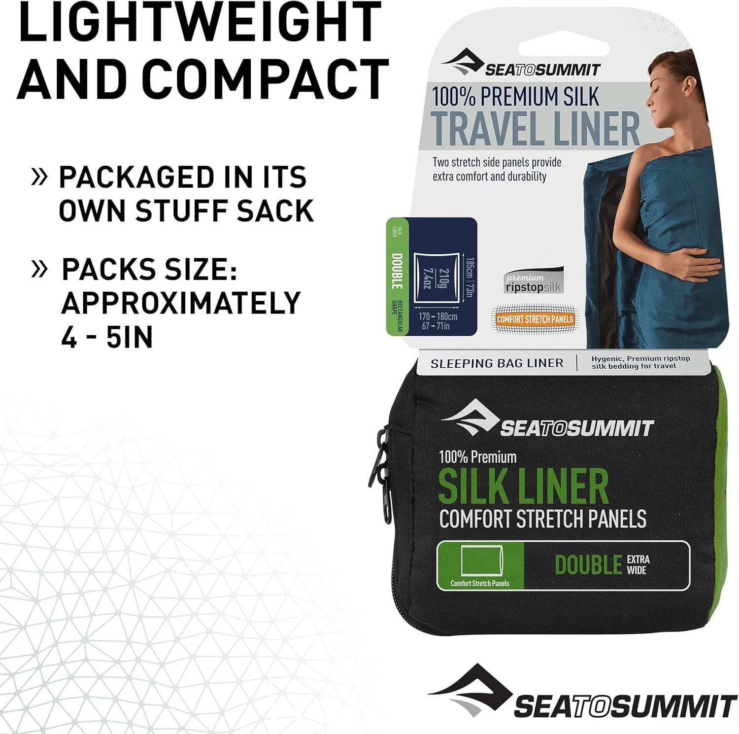 Sea to Summit Premium Silk Sleeping Bag Liner