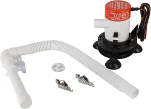 SEAFLO 10 Series Portable Livewell Aerator Kit - 12V, 350 GPH, Bait Pump, Submersible, Corrosion-Resistant, Efficient Oxygenation, Fresh/Saltwater Use, CE & ROHS Certified, 4-Year Warranty