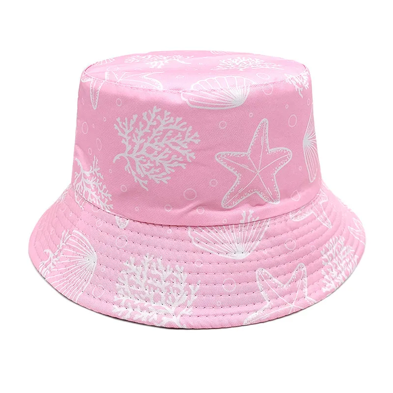 Seaside Vibes Bucket Hat - Fushia