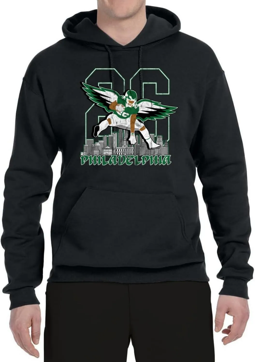 Shark & Hammer Philly PA Fan | PHI Phila Fantasy Football Sports Unisex Hoodie Sweatshirt