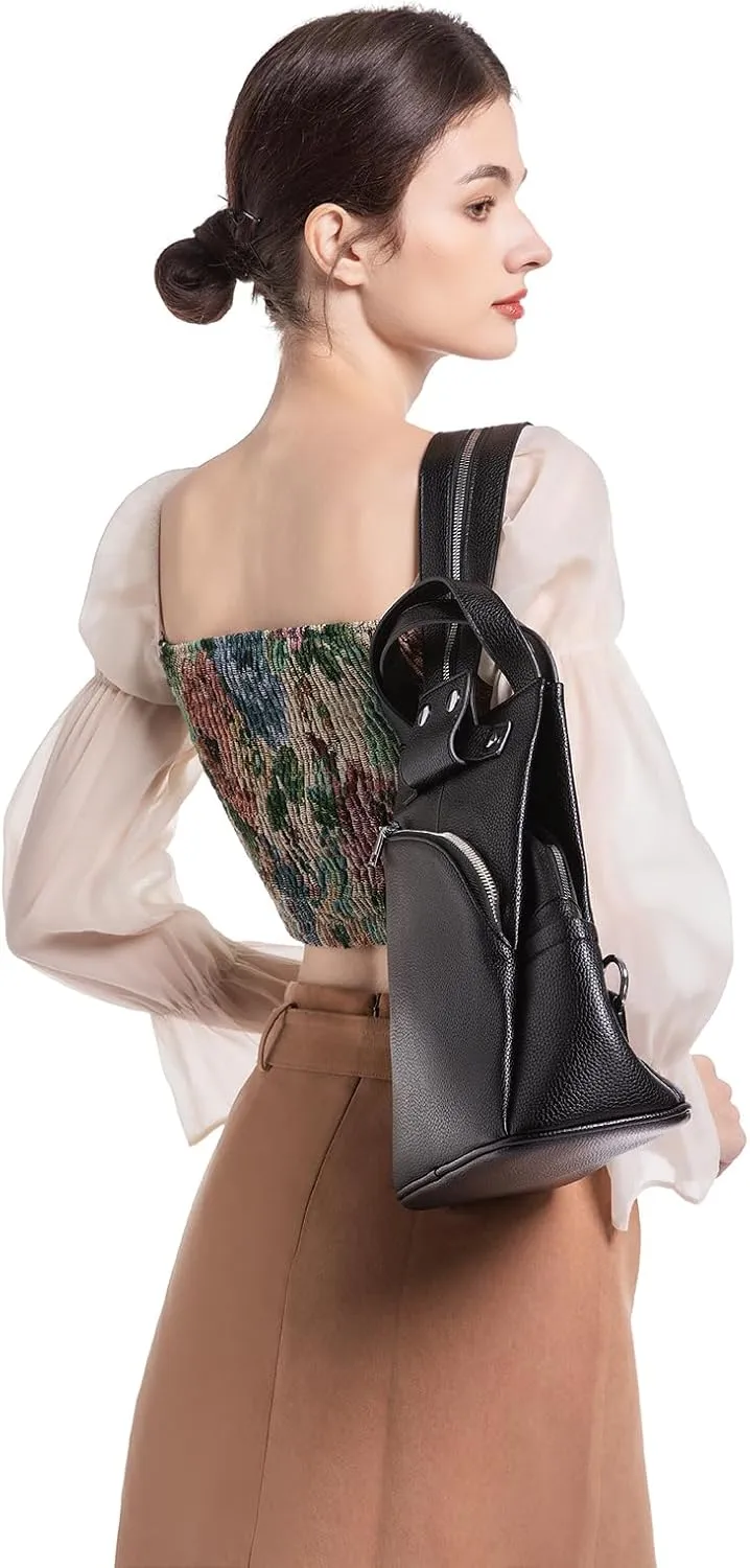 Shoulder Bag for Women, Black Toto Bags with Zipper Closure (#Black)