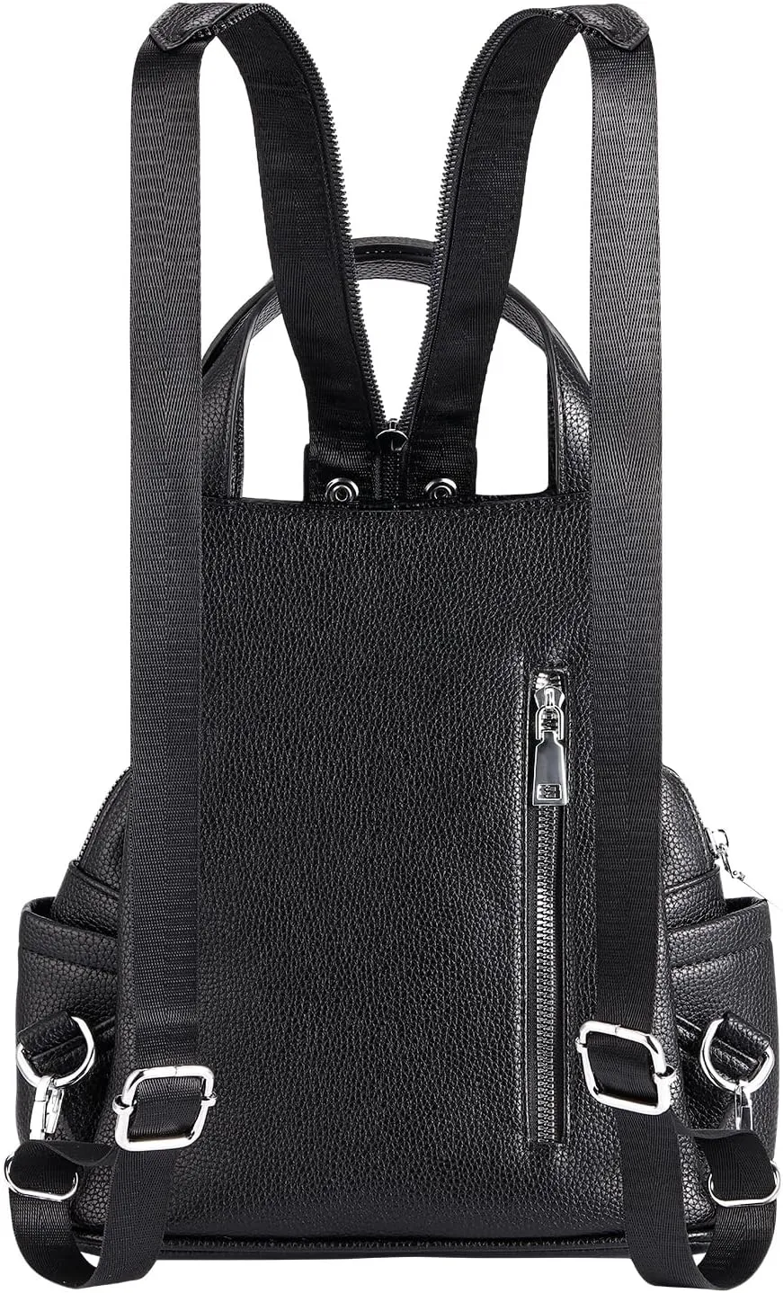 Shoulder Bag for Women, Black Toto Bags with Zipper Closure (#Black)