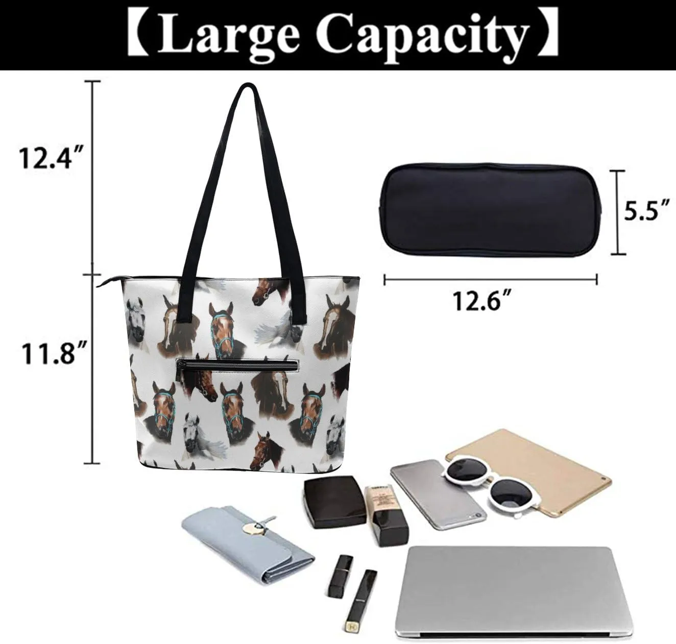 Shoulder Bag Handbags for Women Top Handle Satchel PU Leather Tote Bag for Ladies Purse Shoulder Bags