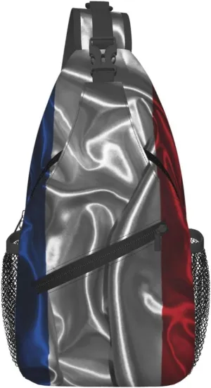 Silk Style Flag Of The Netherlands Crossbody Bags For Women Men Chest Backpack Gym Shoulder Bag Travel Outdoor Sports Casual Crossbody Bags