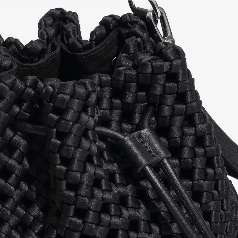 Silk Woven Handbag by Marcella