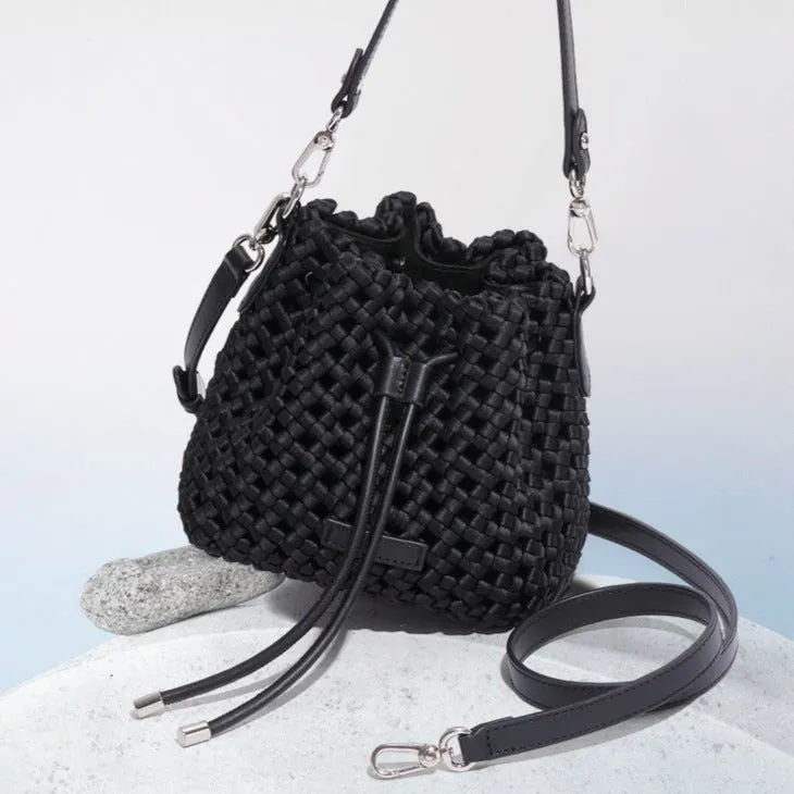 Silk Woven Handbag by Marcella