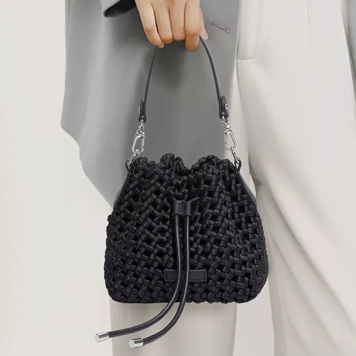 Silk Woven Handbag by Marcella