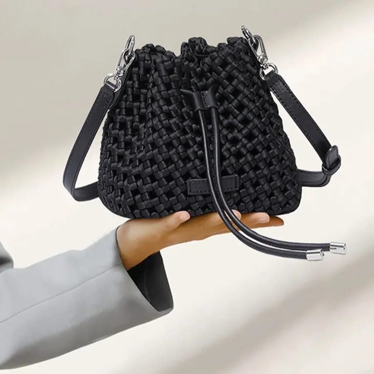 Silk Woven Handbag by Marcella