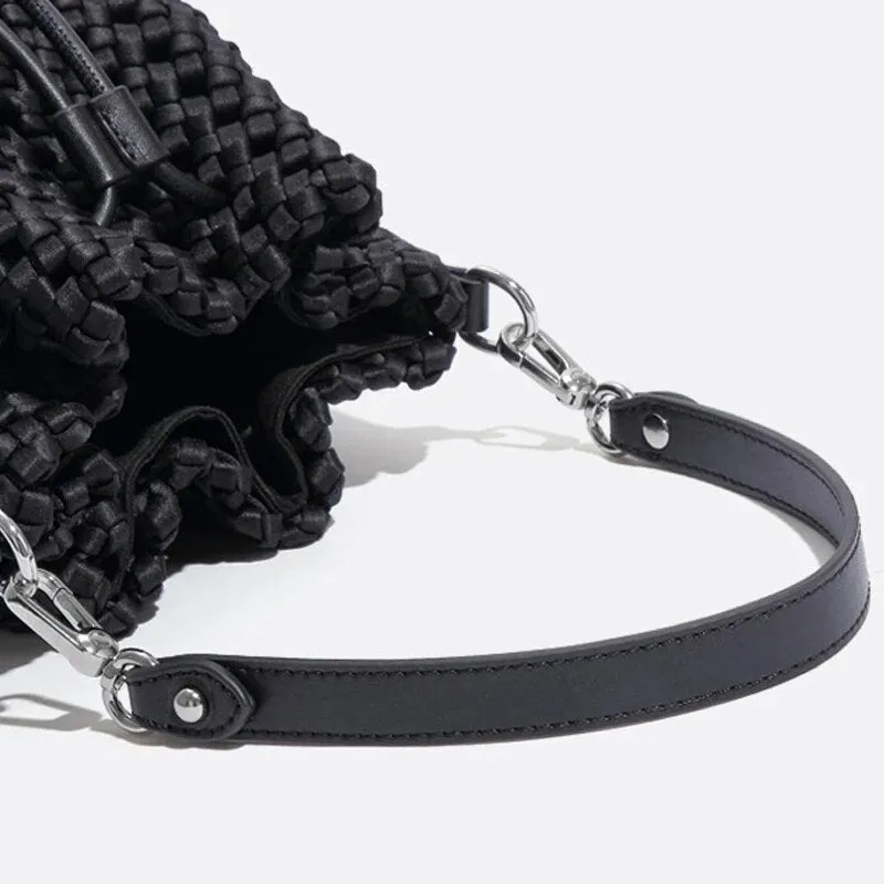 Silk Woven Handbag by Marcella