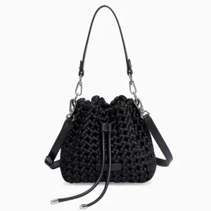Silk Woven Handbag by Marcella