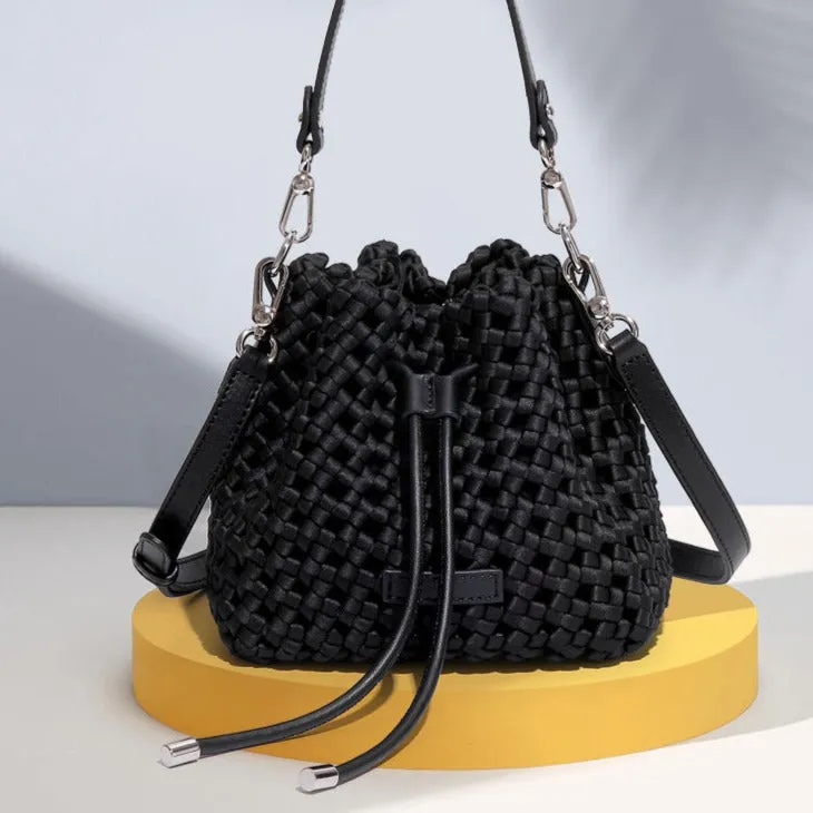 Silk Woven Handbag by Marcella