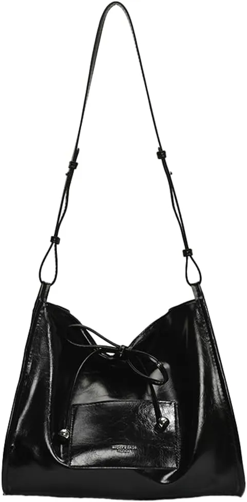 Simple Solid Bow Tie shoulder Bag for Women Large Capacity Commuter Underarm Bag Outdoor Travel Sling Bags 2025