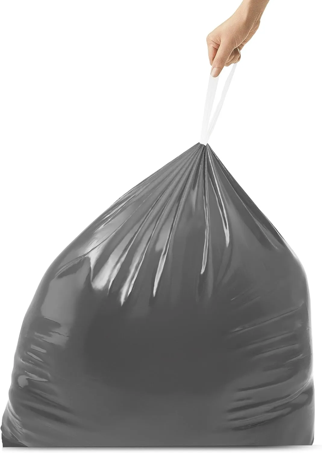 simplehuman Code J 40 Count, Genuine Odorsorb Custom Fit Liners, Drawstring Odor Absorbing Trash Bags in Dispenser Packs, 30-45 Liter / 8-12 Gallon