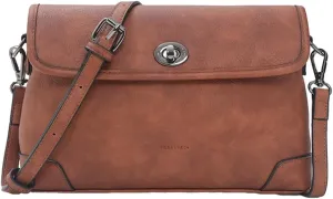 Small Crossbody Bags for Women Trendy Vegan Leather Ladies Tote Satchel Purses Turn Buckle Shoulder Handbags