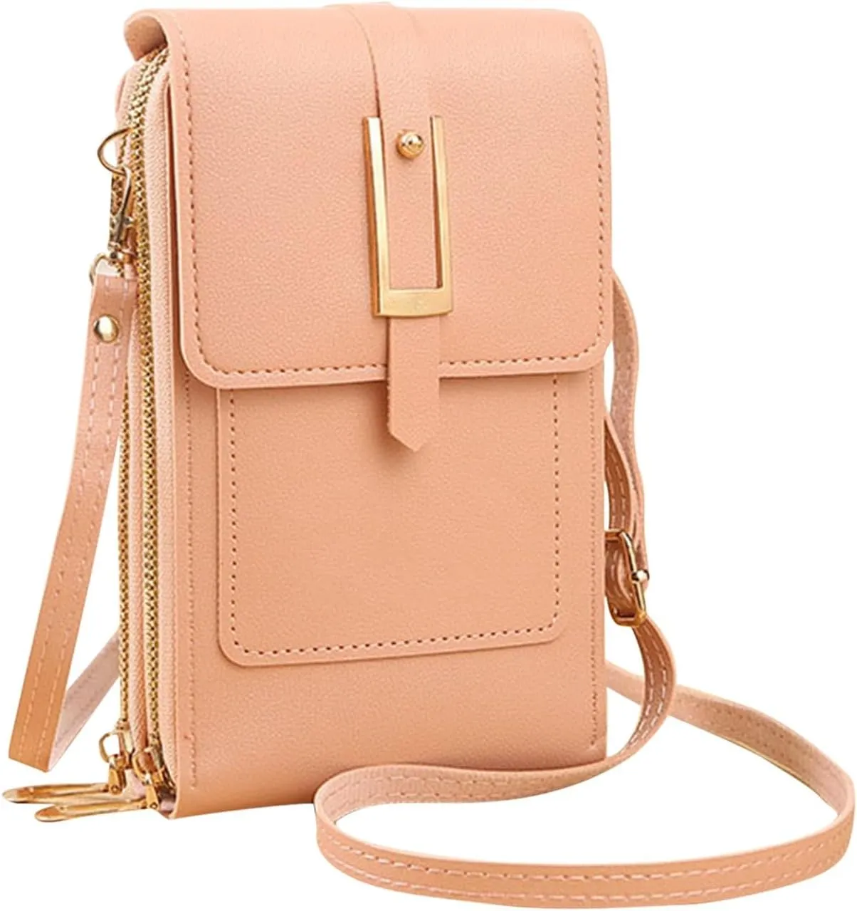 Small Crossbody Bags for Women Vegan Leather Cell Phone Shoulder Satchel Bag Wallet Purses with Adjustable Strap