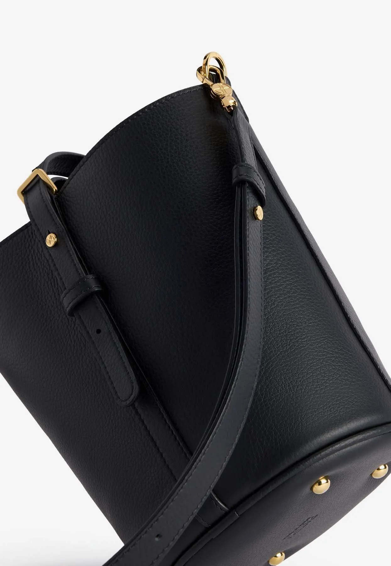 Small Embossed JP Bucket Bag