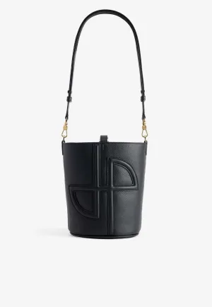 Small Embossed JP Bucket Bag