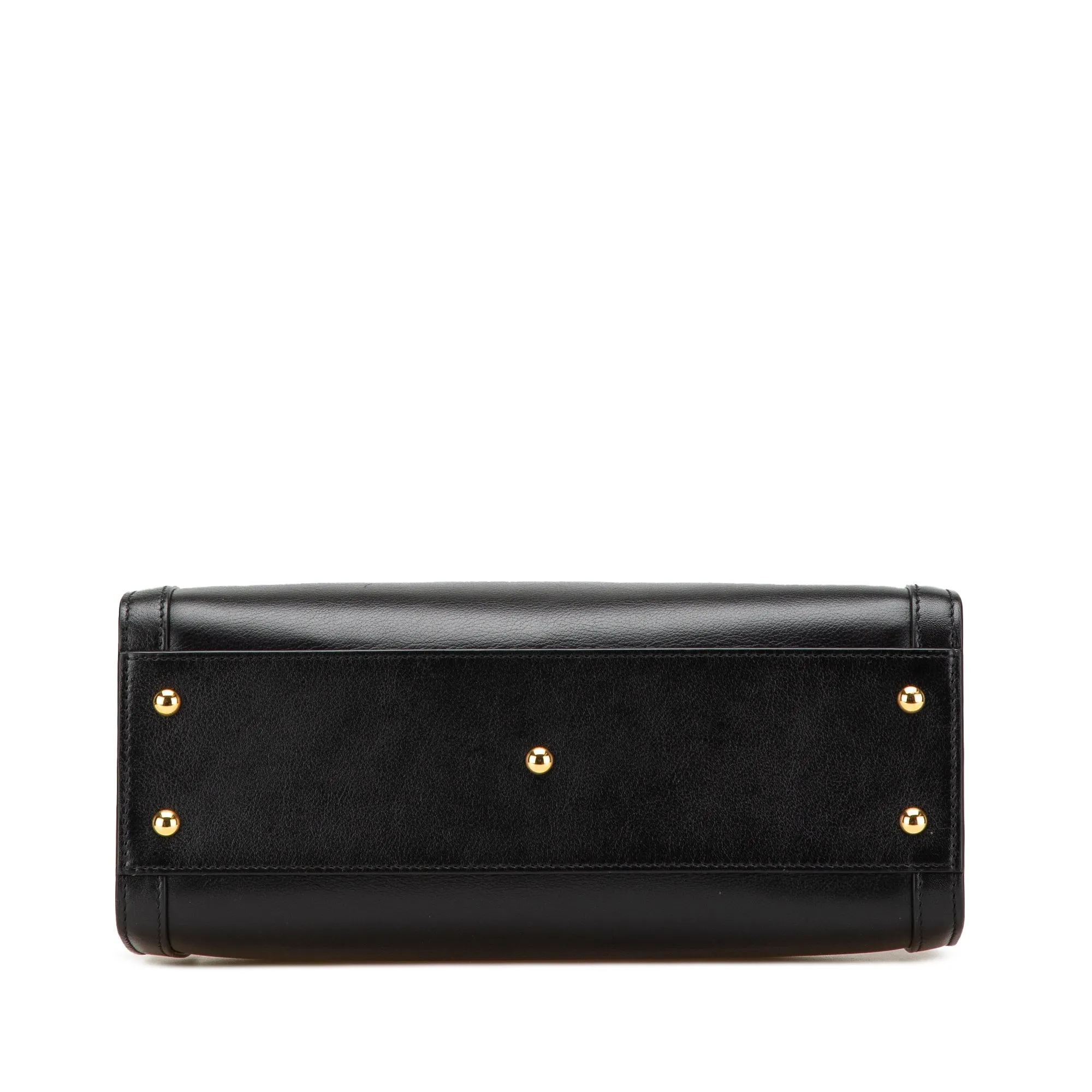 Small Leather Bamboo Diana Satchel