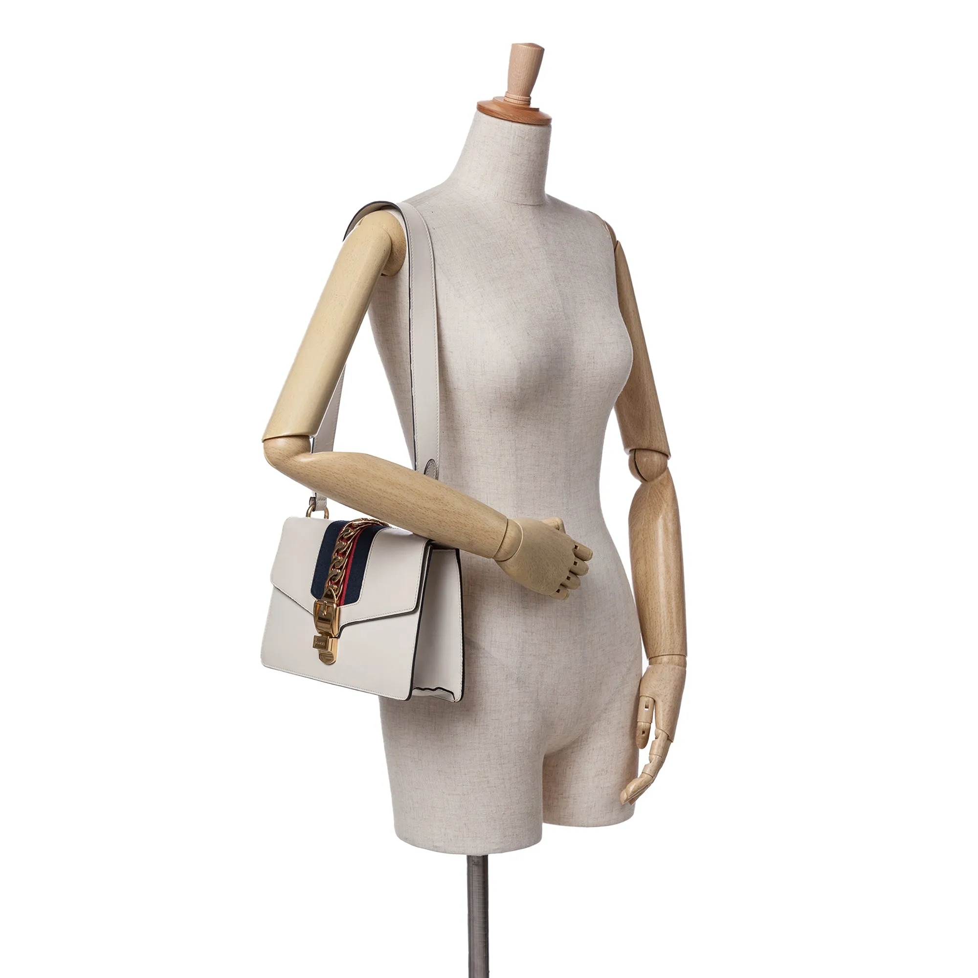 Small Leather Sylvie Satchel