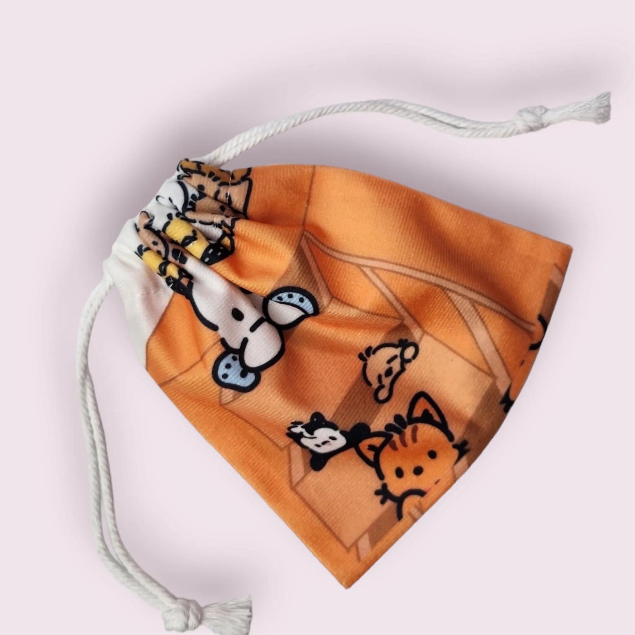 Small Pochacco & Friends Soft Drawstring Bag