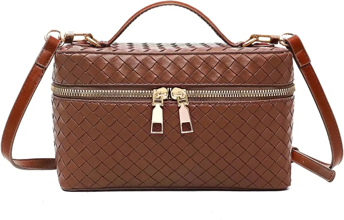 Small Shoulder Bags for Women Trendy L19 Square Box Satchel Bag Cute PU Leather Crossbody Purse with Adjustable Strap