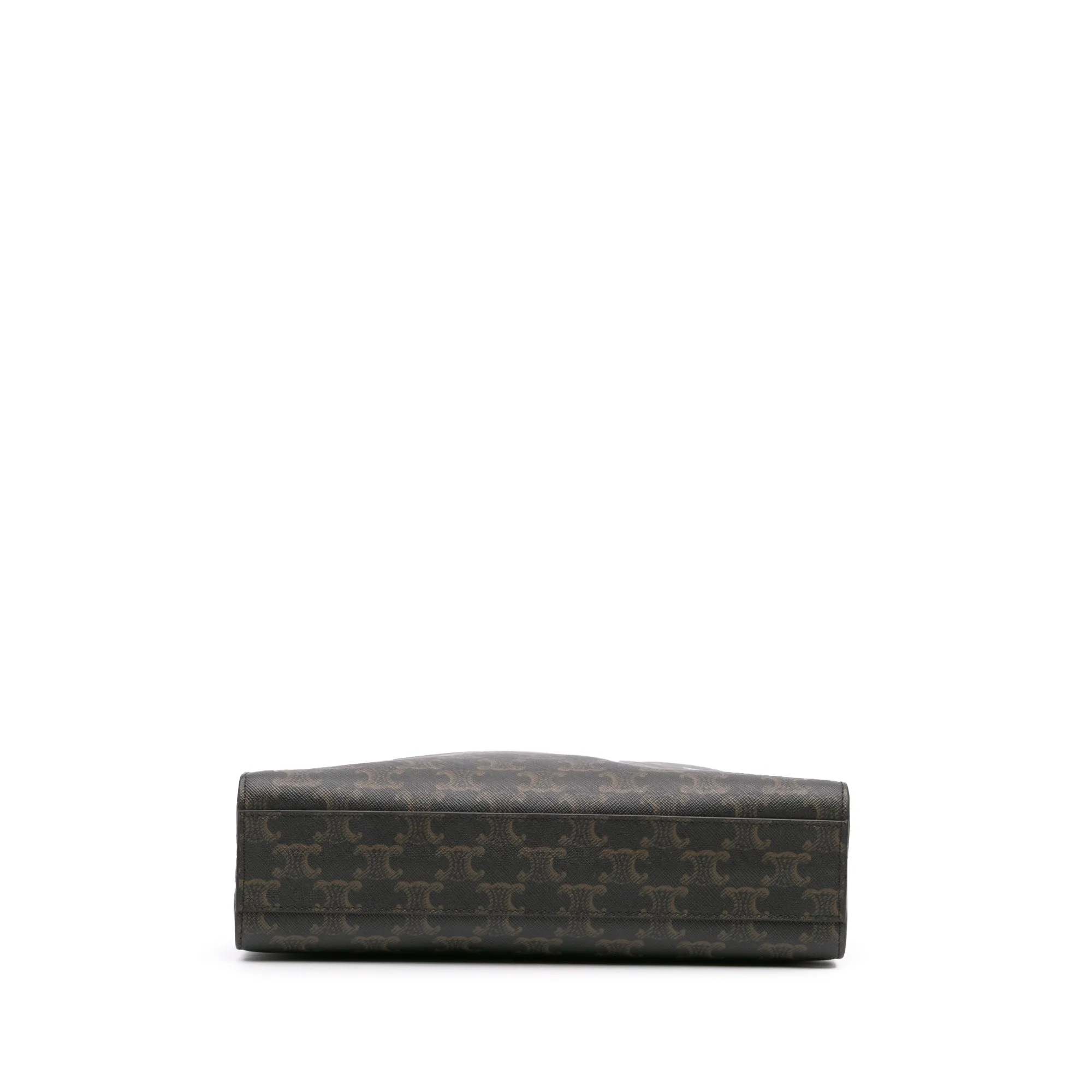 Small Triomphe Coated Canvas Vertical Cabas Satchel