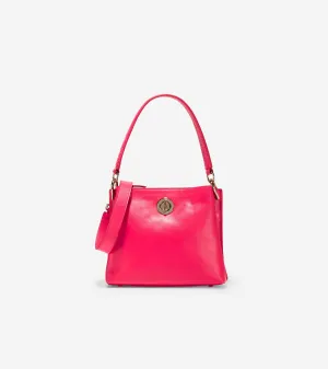 Small Turnlock Bucket Bag