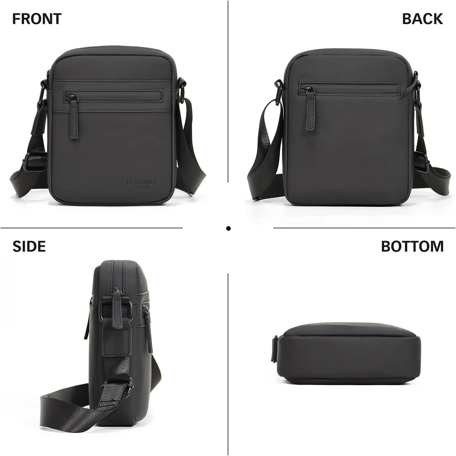 Small/Medium Crossbody bag for men shoulder bag mens purse satchel leather messenger bag gift man