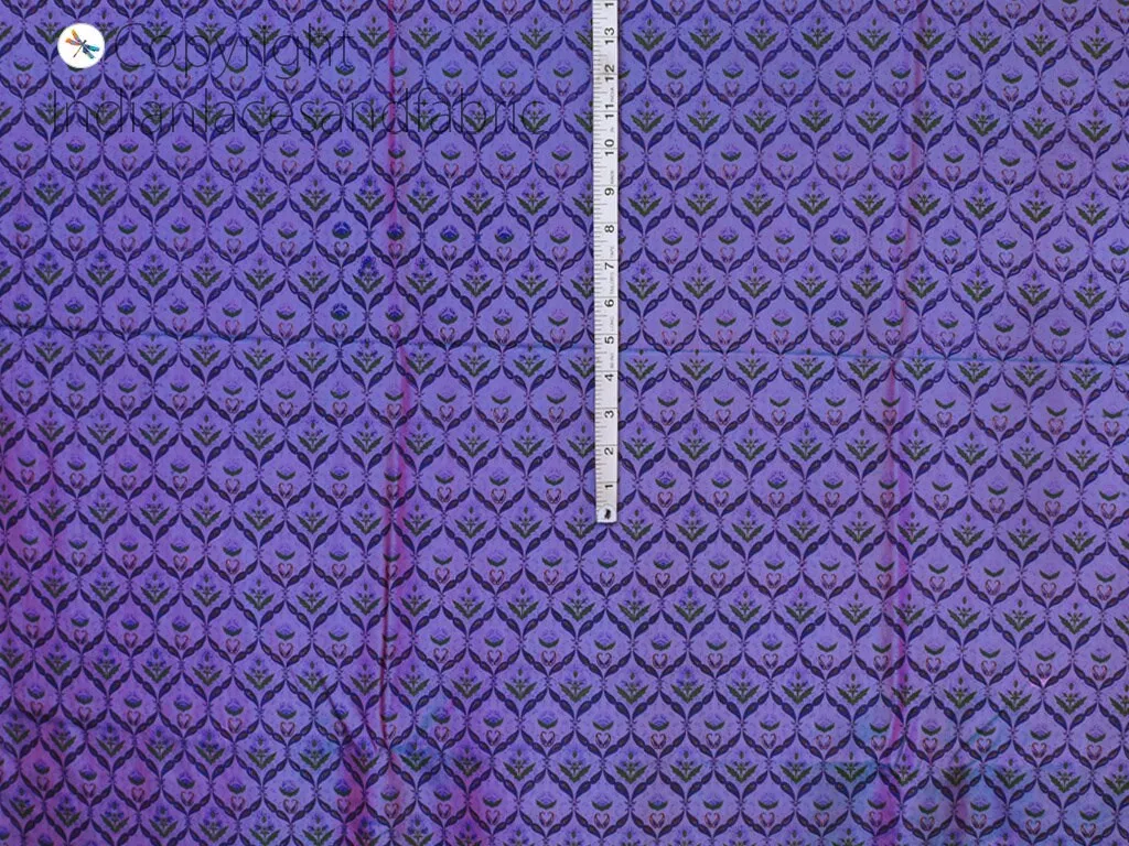 Soft Habotai Pure Printed Silk Fabric by the Yard Indian Saree Wedding Dresses Bridesmaid Party Costumes DIY Crafting Drapery Sari Sewing