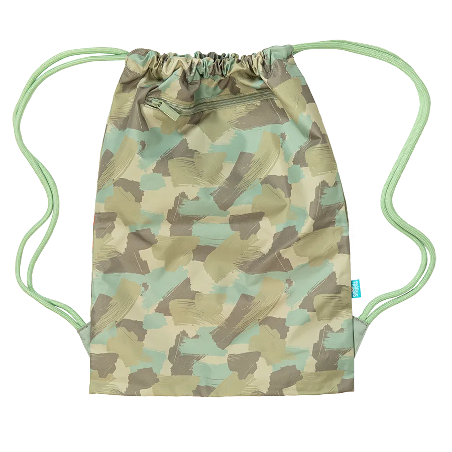 Spencil Big Drawstring Bag Camo Biker