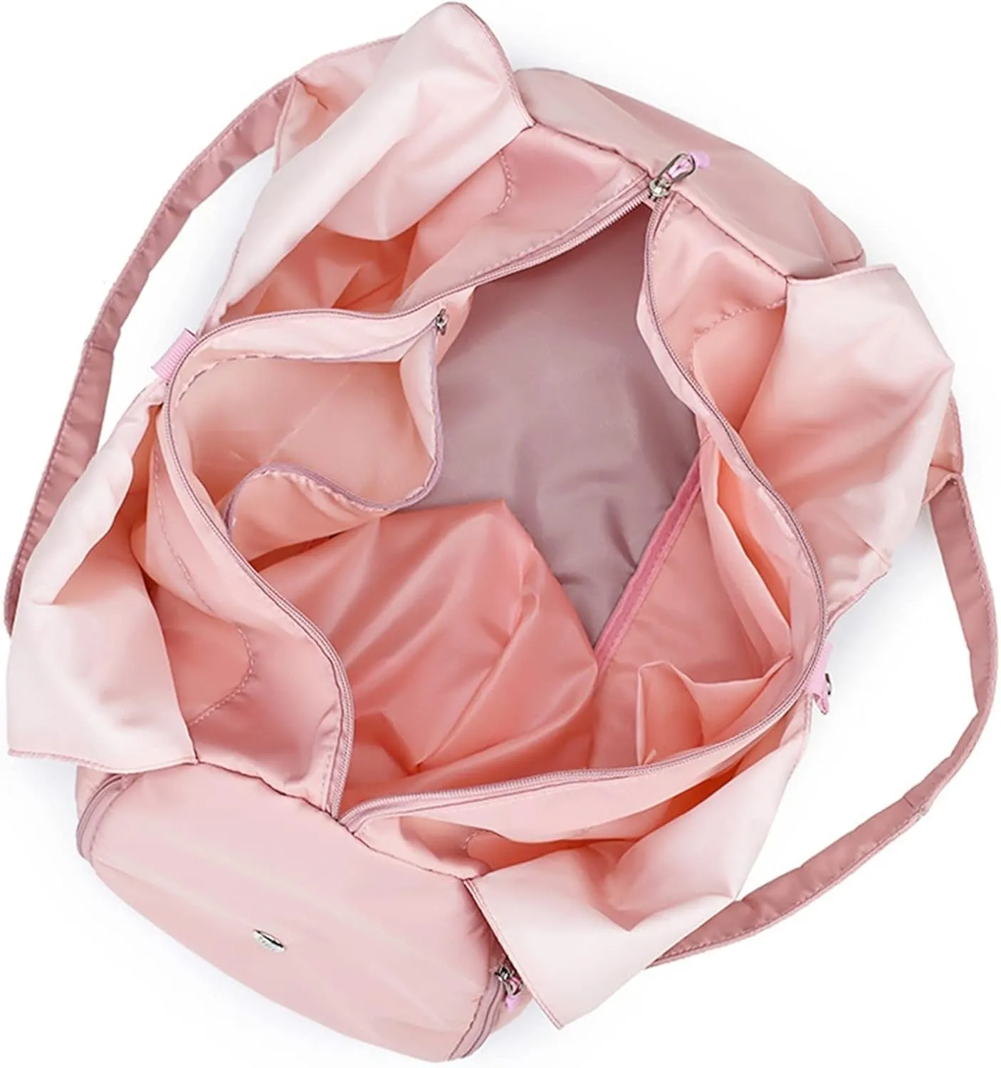 Sports Duffel Bags Scione Yoga Mat Bag Gym Fitness Bags for Women Men Training Sac De Sport Travel Gymtas Nylon Outdoor Sports Tas Sporttas(Pink)