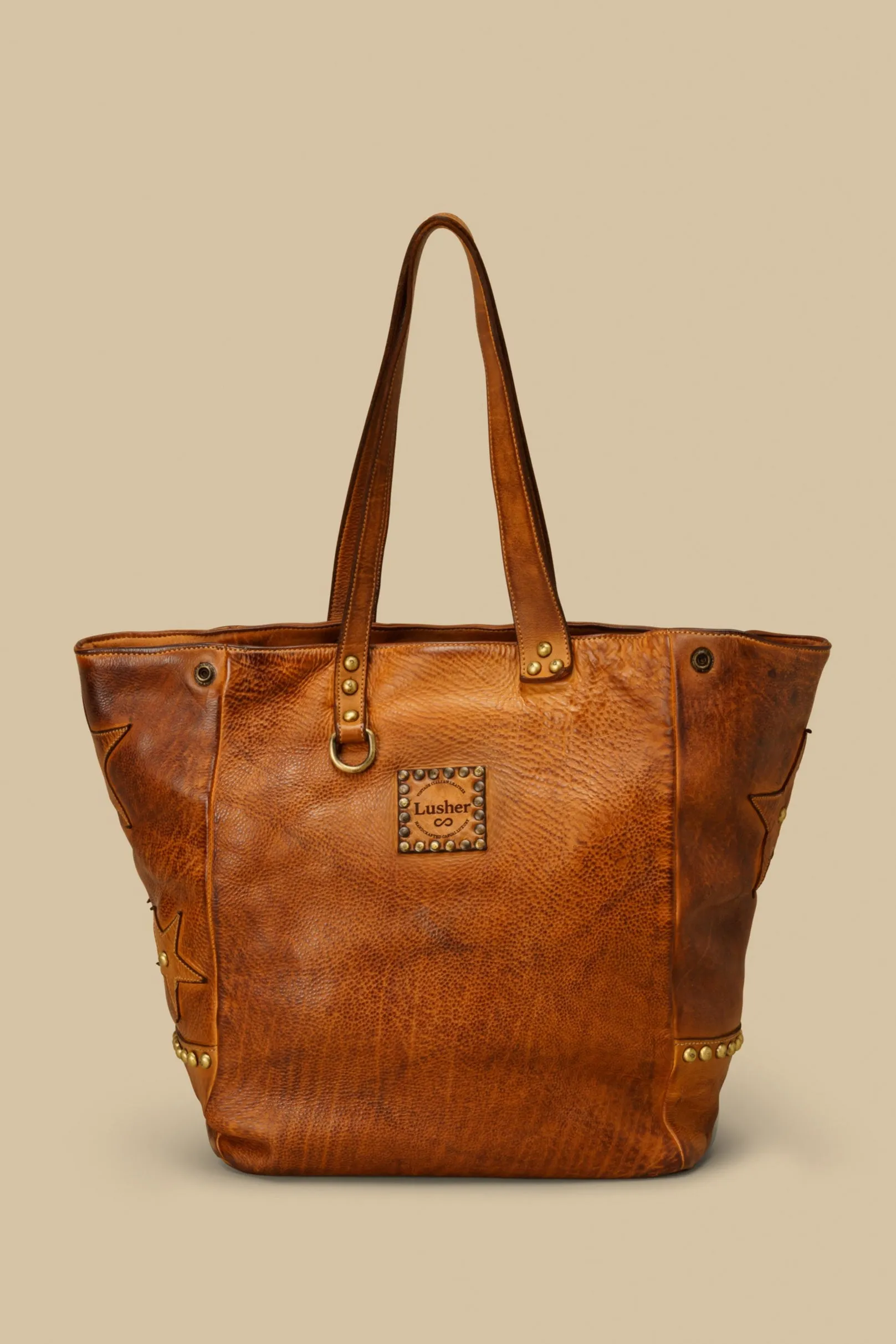 Star Tote - Cognac Rocks - Final Sale