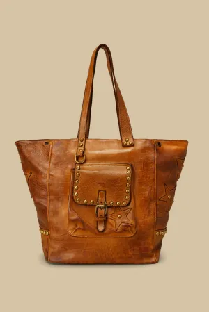 Star Tote - Cognac Rocks - Final Sale