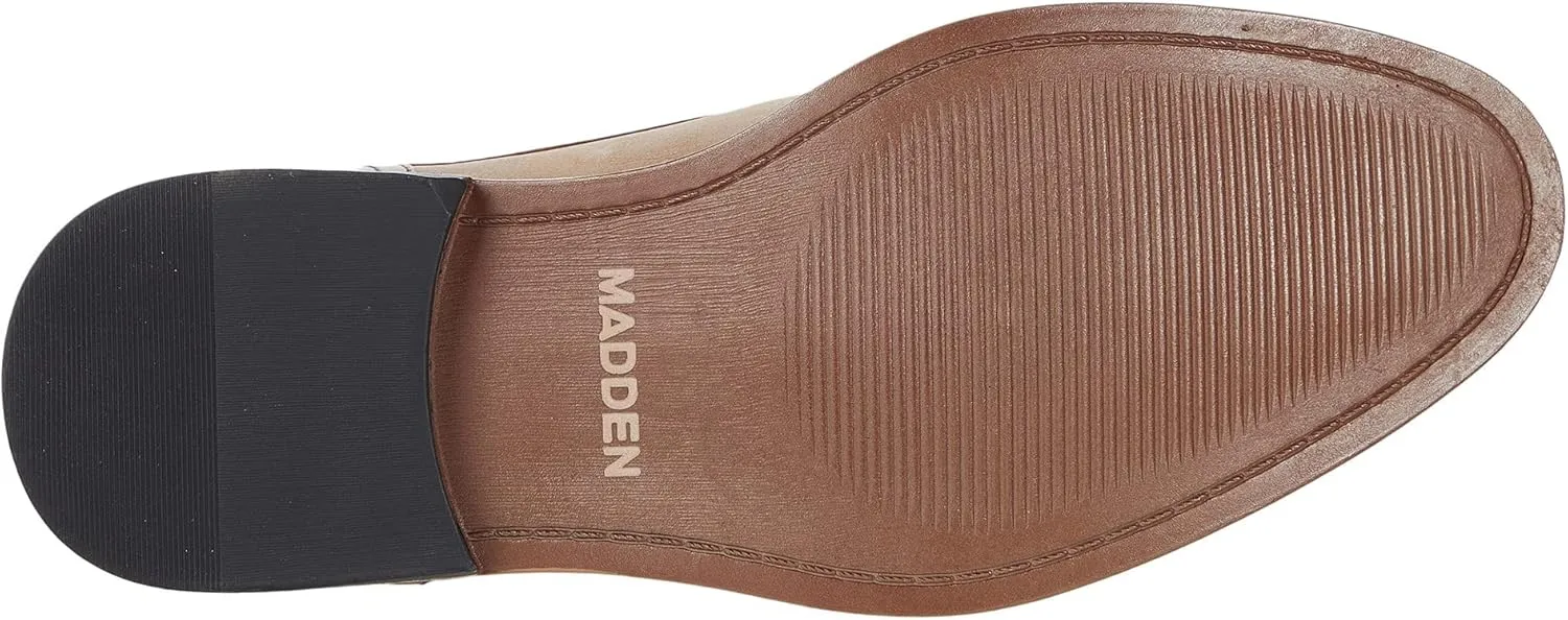 Steve Madden Ajapp Oxford Shoes for Men - Man-Made Upper with Lace-Up Vamp, Round Toe Design, and Durable Outsole