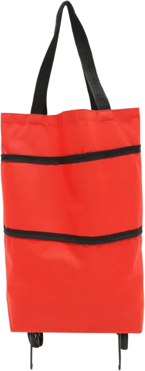 Storage Bag with Wheels Tey Bags Cart with Wheels Travel Tote Bag Oversized Tote Bag Grocery Cart on