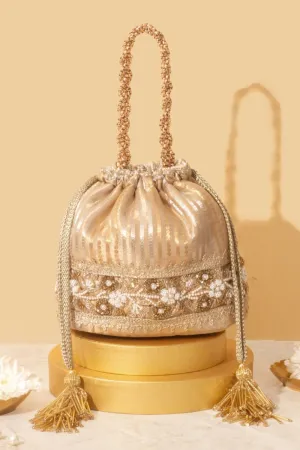 Taj Bucket Bag - Gold
