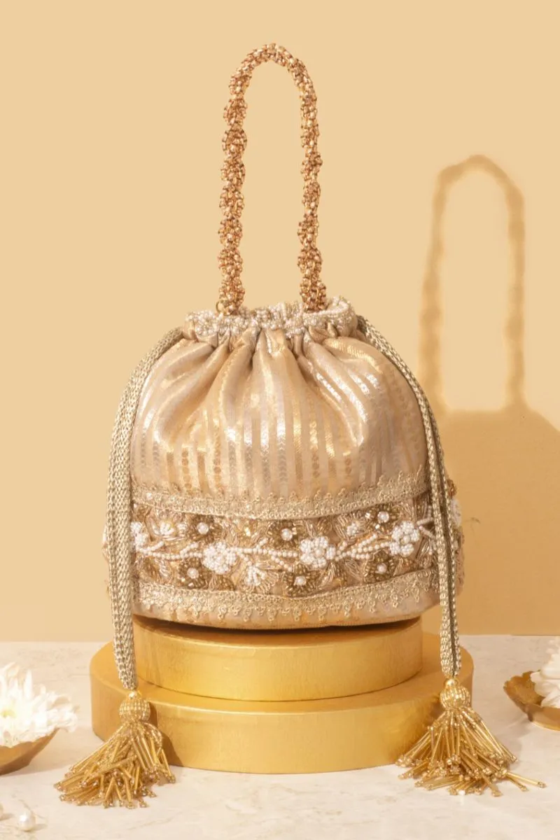 Taj Bucket Bag - Gold
