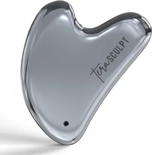 Terahertz Gua Sha Tool | Guasha Stone for Lymphatic Drainage, Face & Body Sculpting | Reduces Tension & Puffiness | Natural Skincare Massage Scraper for Women’s Beauty Routine