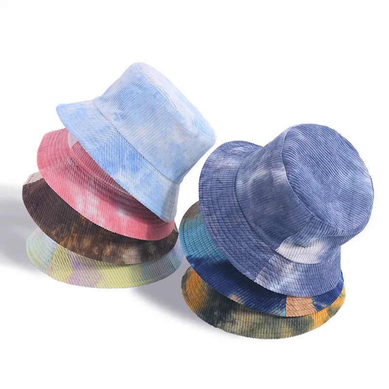 Tie Dye Print Reversible Women's Bucket Cap