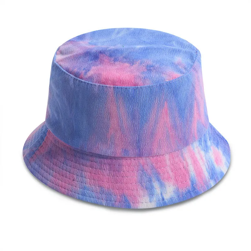 Tie Dye Print Reversible Women's Bucket Cap