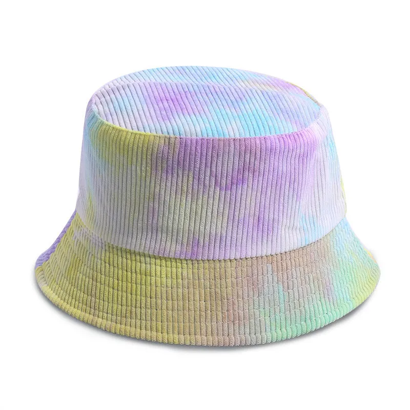 Tie Dye Print Reversible Women's Bucket Cap