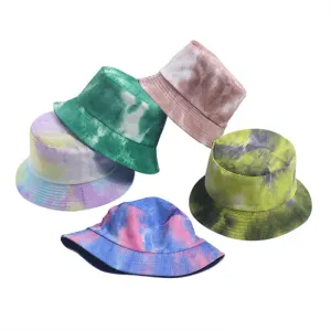Tie Dye Print Reversible Women's Bucket Cap