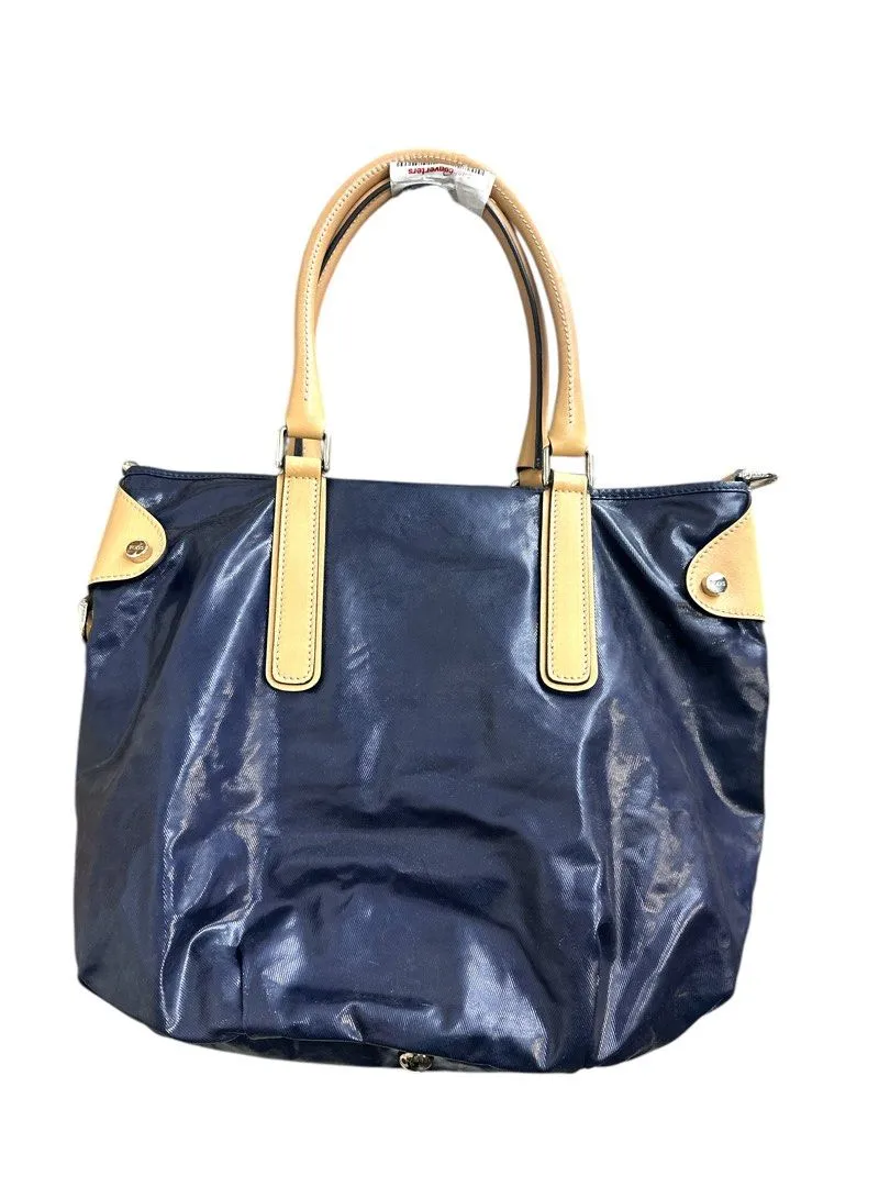 Tods Navy Satchel Bag (H30 x L27 x W17 cm)