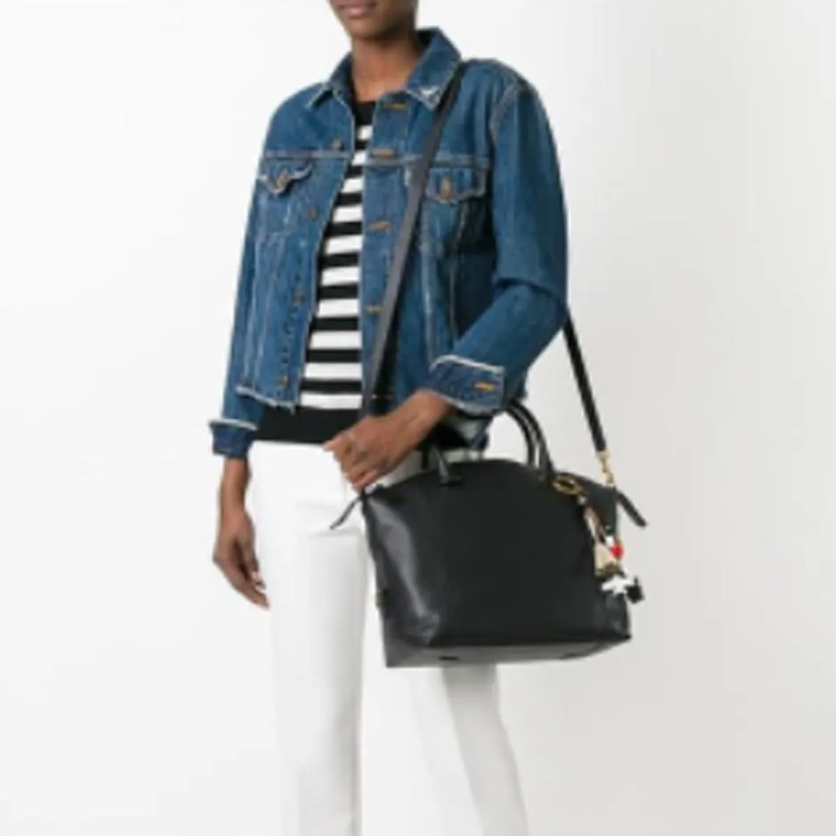 T.O.R.Y B.U.R.C.H Peace Satchel Tote