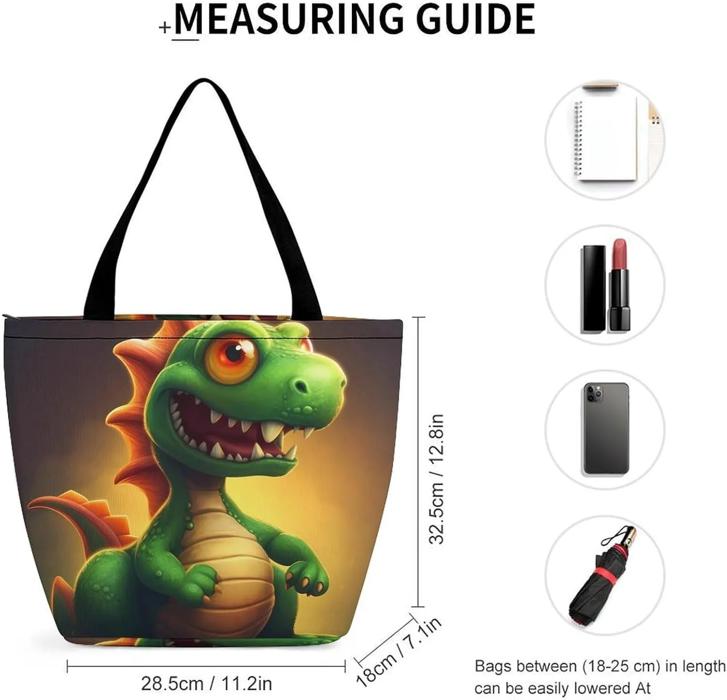 Tote Bag for Women Grocery Bag Dirt Road with Leaves Foldable Shopping Bags Reusable Large Tote Bag