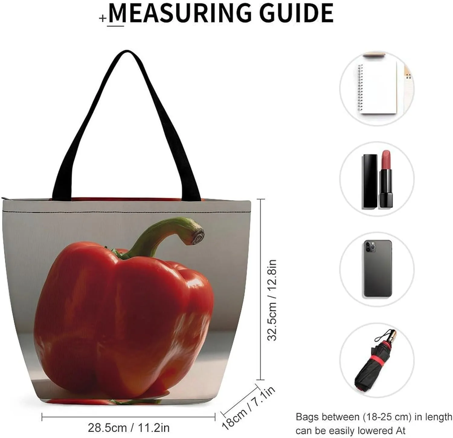 Tote Bag for Women Grocery Bag Flowers Bright Colors Foldable Shopping Bags Reusable Large Tote Bag