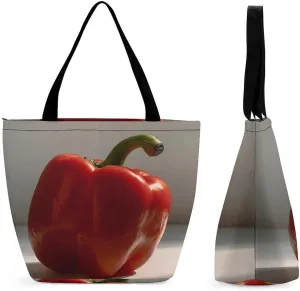 Tote Bag for Women Grocery Bag Flowers Bright Colors Foldable Shopping Bags Reusable Large Tote Bag