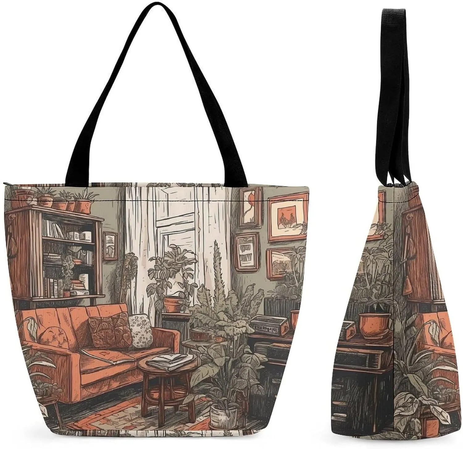 Tote Bag for Women Grocery Bag Several Blueberries Foldable Shopping Bags Reusable Large Tote Bag