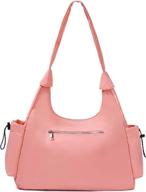 Tote Bag for Women Hobo Soft Shoulder Handbags for Women with Zipper for Travel, Work, Beach, Gym